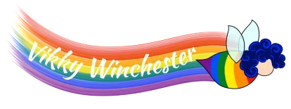 Logo_Name+langerSchweif_schwarzesGesicht_Vikky